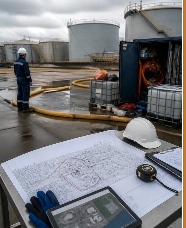 Разработка плана ликвидации разливов нефти в Лысьве
